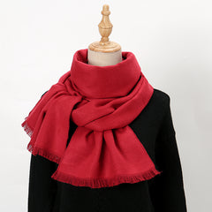 Men's Solid Scarf for Autumn and Winter