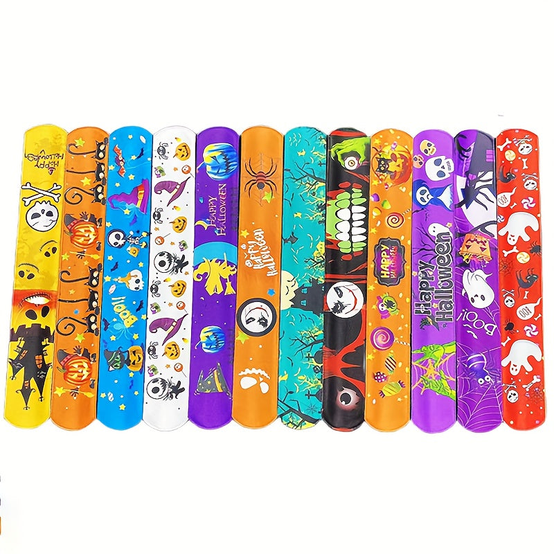 Halloween Party Favor Bracelets Colorful Wristbands for Kids
