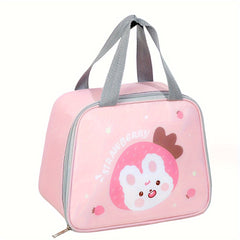 Cartoon Lunch Bag Oxford Cloth Bento Bag for Outdoor Camping