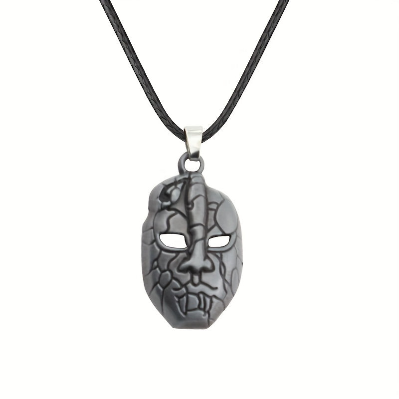 Boy's Ancient Tin Imitating Face Necklace