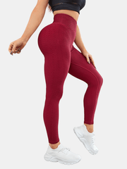 Honeycomb High Waist Butt Lifting Yoga Leggings Women's Activewear