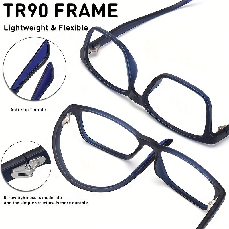 TR90 Frame Glasses for Boys 7-12 Years Old