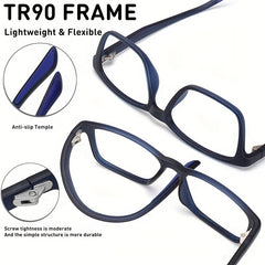 TR90 Frame Glasses for Boys 7-12 Years Old