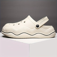 Men's Lightweight Comfy Clogs Hollow Out Non Slip Garden Shoes