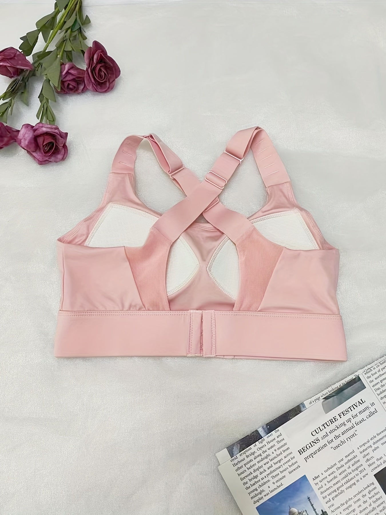 Seamless Wireless Sports Bra - Comfy & Breathable Workout Bra