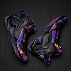 Women's Geometric Graphic Basketball Shoes Non slip Athletic Sneakers