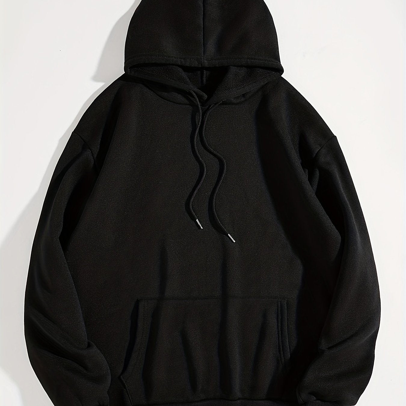Warm Hooded Sweatshirt Front Pocket Fleece Hoodie Women's Sporty Sweatshirt