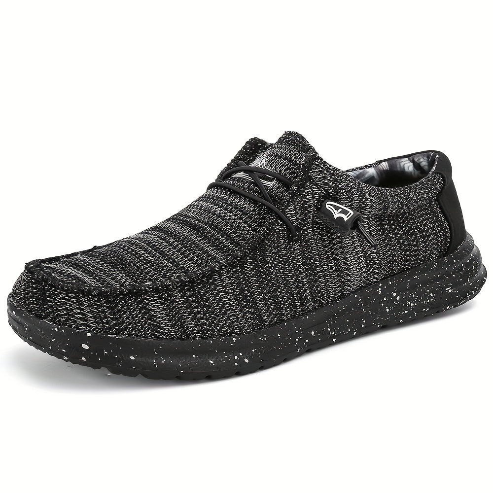 Women's Soft Sole Canvas Loafers Lace Up Slip On