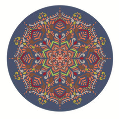 Floral Area Rug Non Slip for Living Room Bedroom Nursery Wear Resistant
