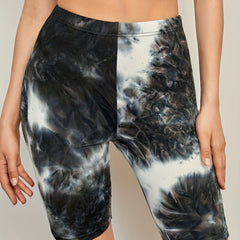 Women's High Digital Print Leggings for Yoga Running Fitness