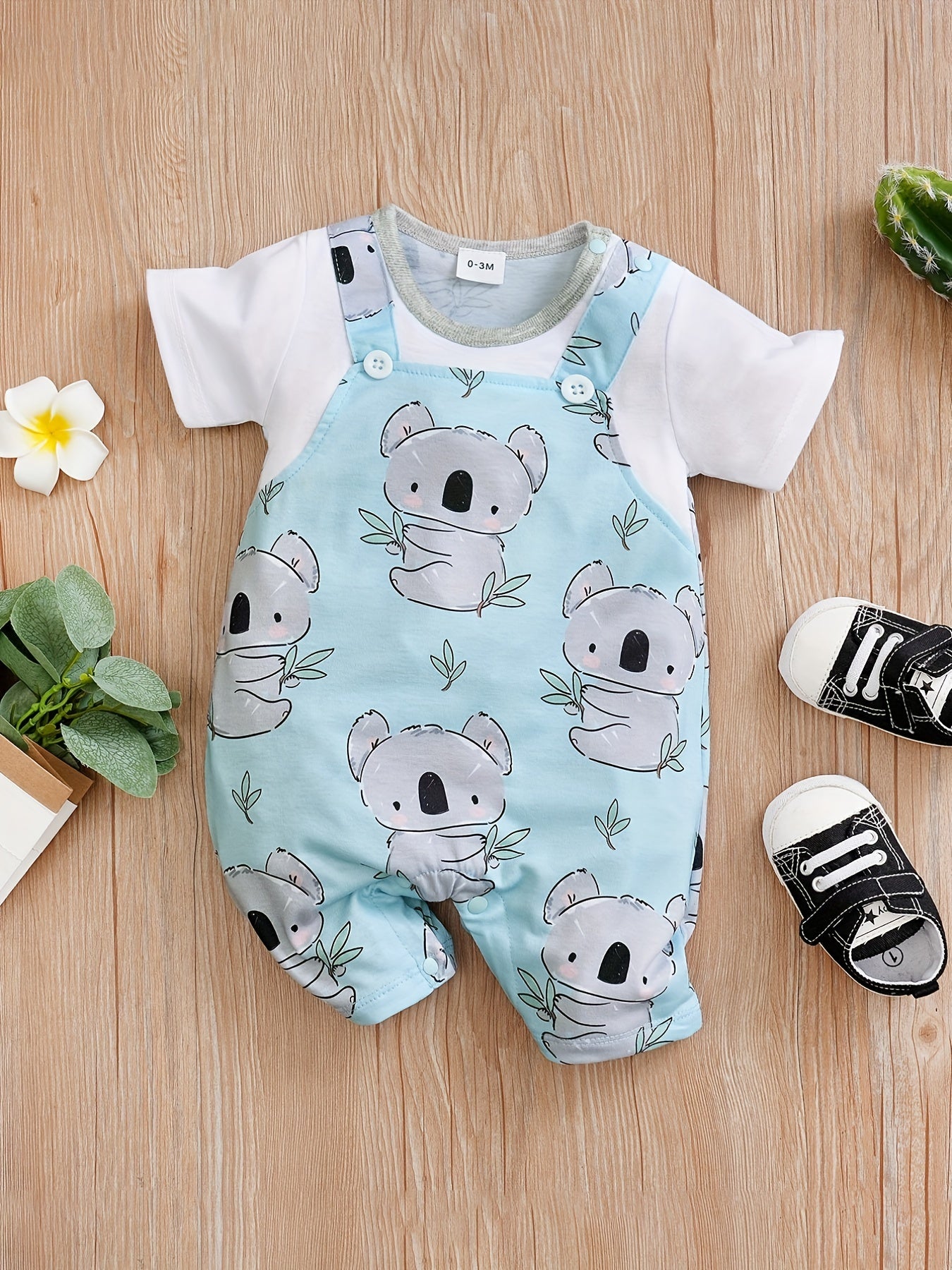 Summer Koala Baby Bodysuit for Boy