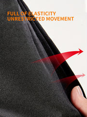 Men's Fleece Compression T shirt Active Mid Stretch Slim Fit Tee