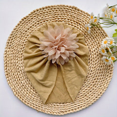 Soft Elastic Baby Girls Flower Turban Headband