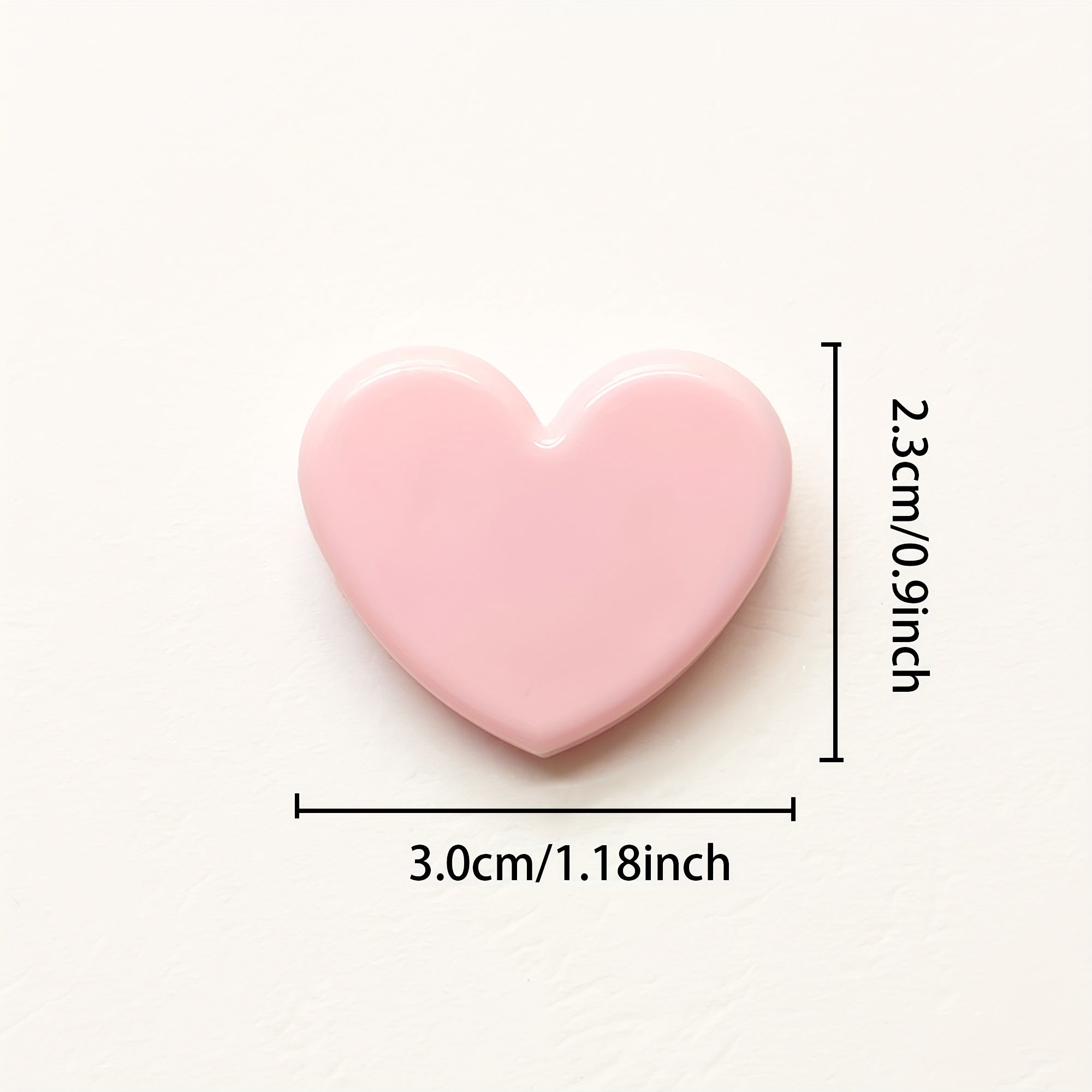 5pcs Pink Heart Clips & Mini Decorative Photo Clips