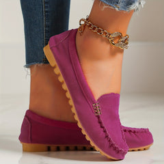 Buckle Decor Denim Flat Comfortable Skate Shoes