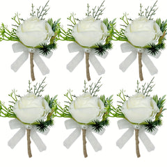2pcs Man Corsage Wedding Accessories Ideal Gift