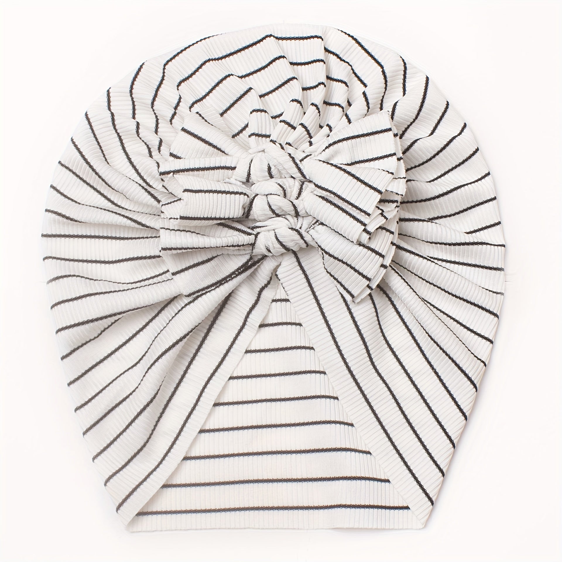 Spring Intercolor Strip Bow Baby Hat
