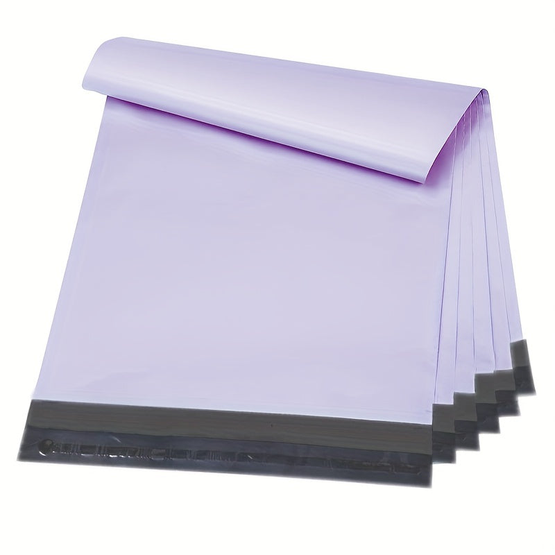100pcs Purple Poly Mailers Self sealing Bags for Envelopes, Books, Clothing