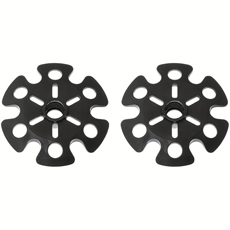 2pcs Trekking Pole Snow Basket Rubber Sand & Mud Baskets For Skiing Stick