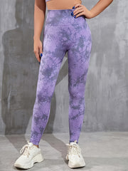 Tie Dye High Waist Seamless Yoga Pants High Stretch