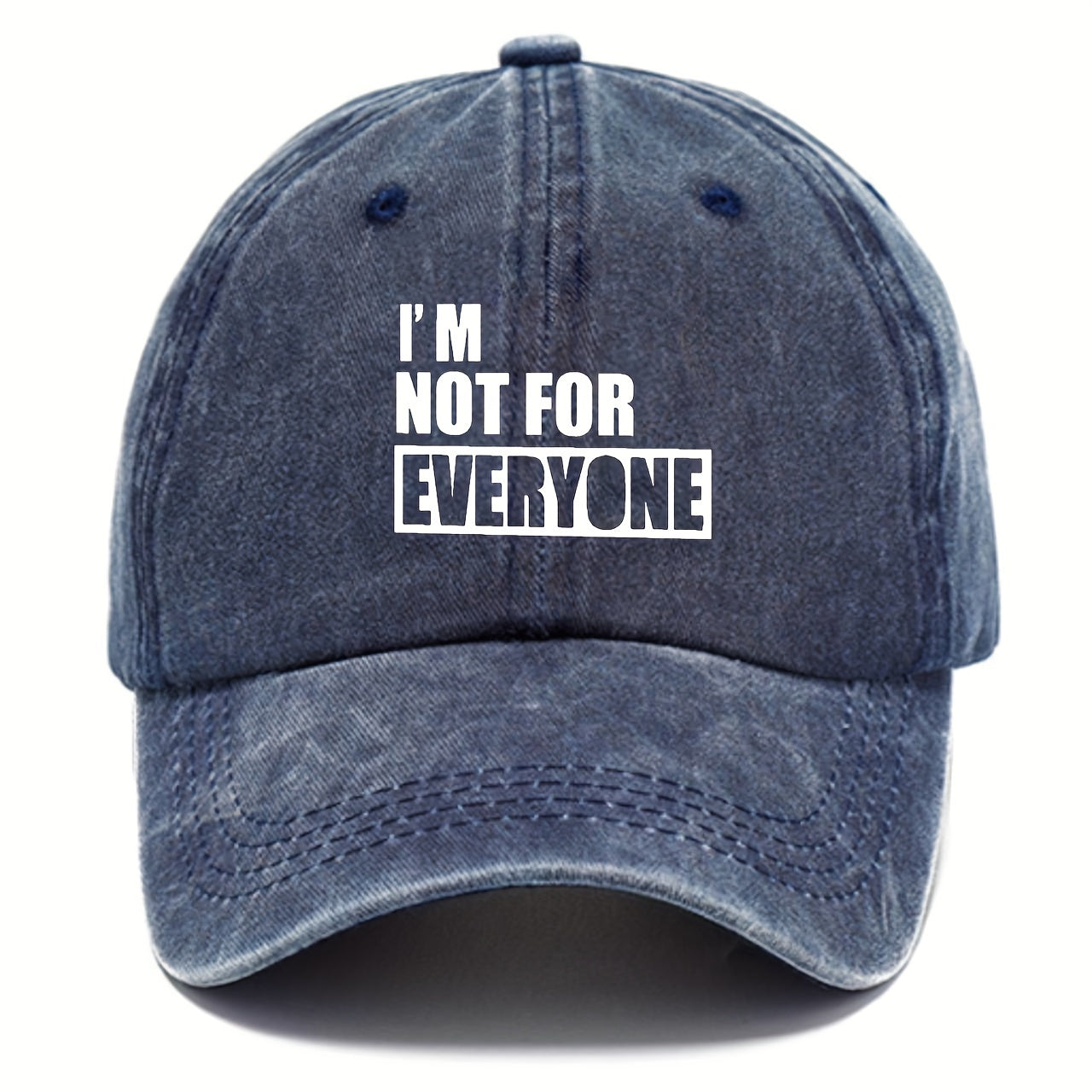 Distressed Washed Cotton Baseball Cap Trucker Hat Vintage Adjustable