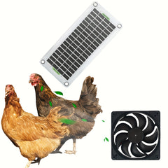 30W Solar Exhaust Fan Waterproof Durable Lightweight Easy to Use