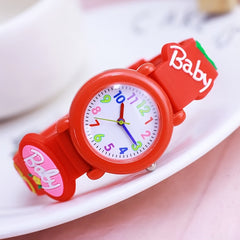 Girls Waterproof Cartoon Wrist Watch Silicone Band, Holiday Gift