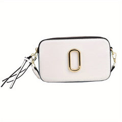 Contrast Crossbody Bag Camera Shoulder Bag Square Purse For Women