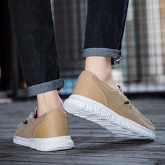 Men's Lightweight Slip On Canvas Shoes for Walking Jogging