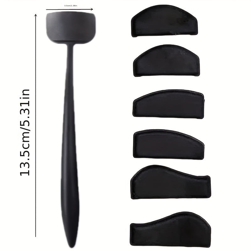 6 In 1 Eye Shadow Fixing Device Silicone Eyeshadow Stamp Tools