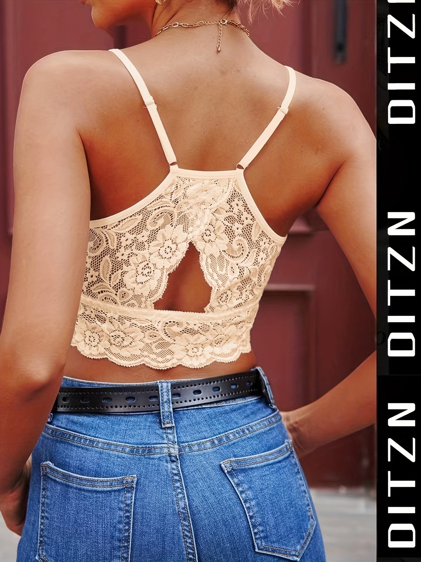 Floral Lace Cami Crop Top Sleeveless Lingerie