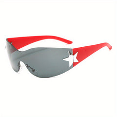 Y2K Star Decor Sunglasses UV Protection Girls Accessories