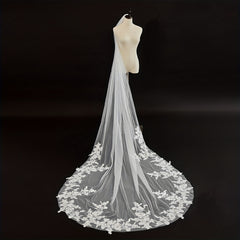 Baroque Wedding Veil Bridal Cathedral Long Veil Hair Wedding Accessories