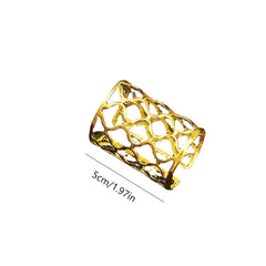 Men's Hollow Golden Bow Tie Buckle Collar Accessory