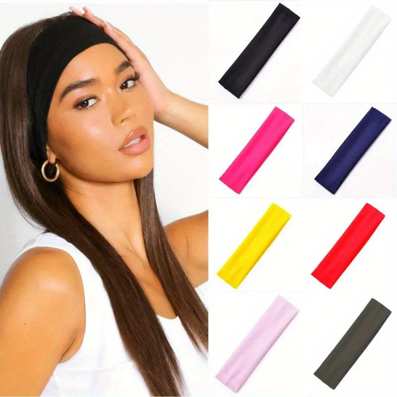 Adjustable Elastic Hair Bands Non Slip Headbands for Workout
