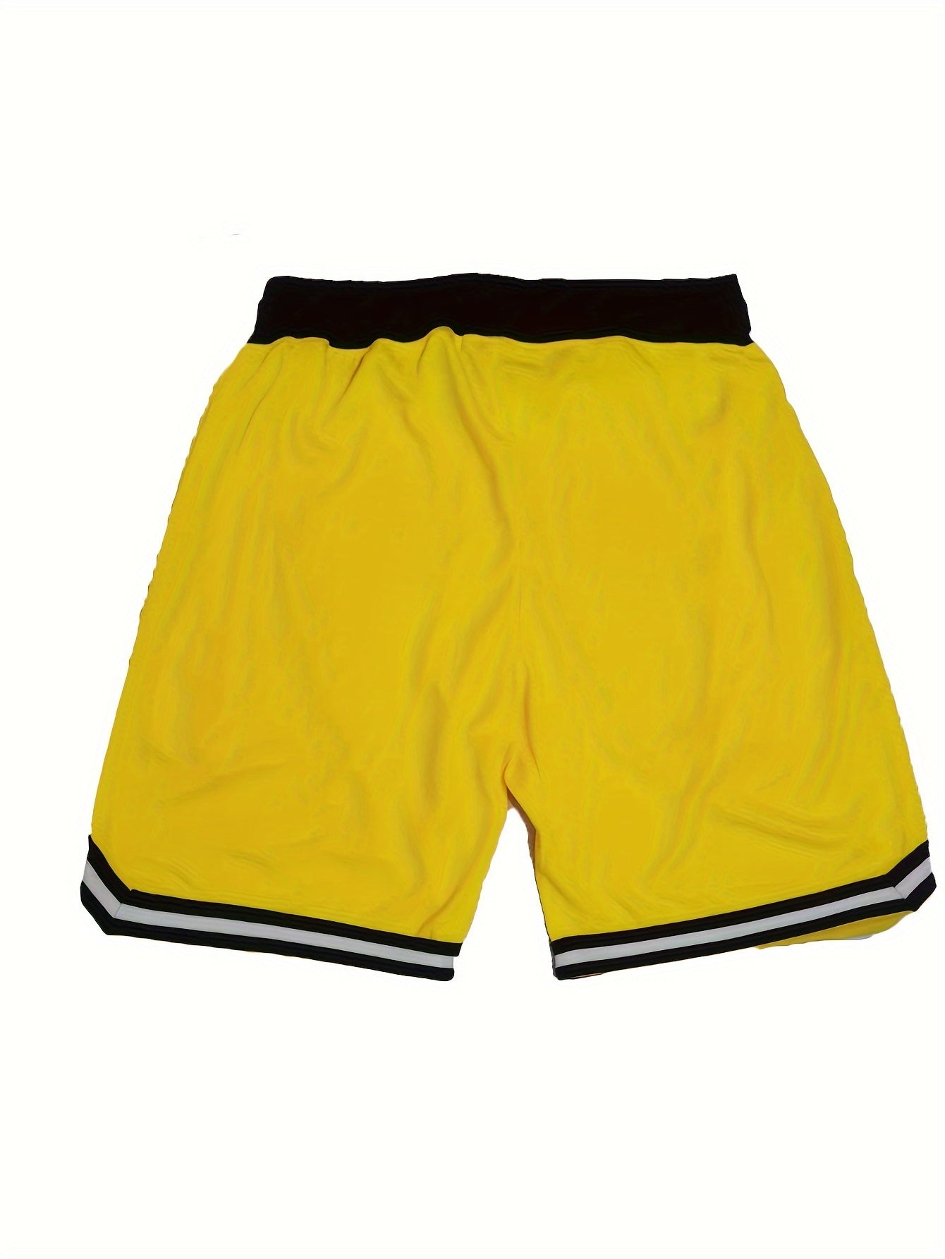 Men's Zip Pocket Drawstring Shorts Activewear Comfy Loose Block Shorts