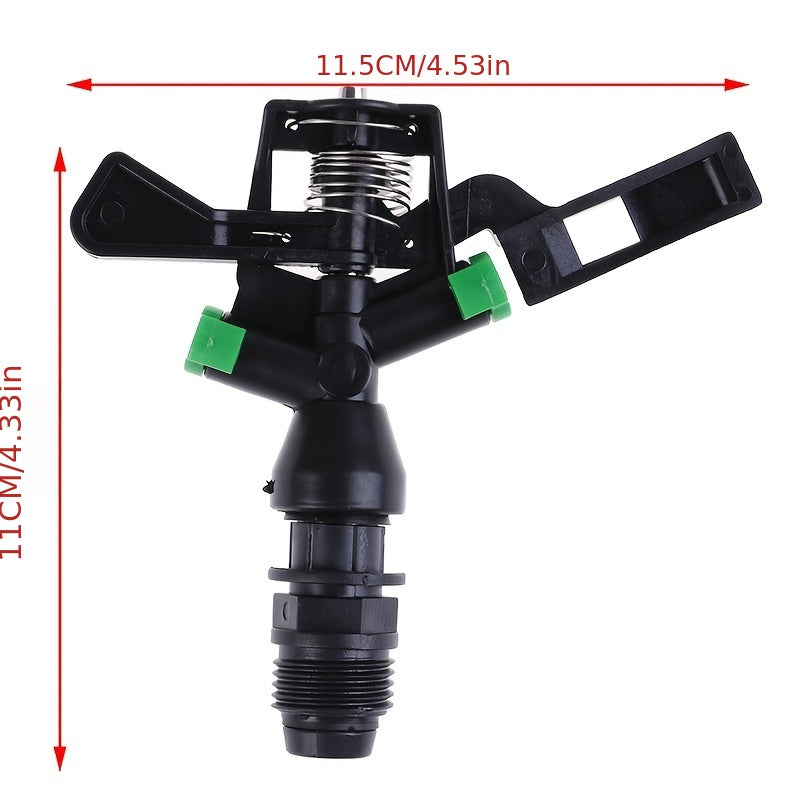 360 Degree Auto Rotating Rocker Sprinkler Nozzle Lawn Irrigation