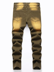 Boys Retro Denim Pants Straight Cut Jeans For Spring And Autumn