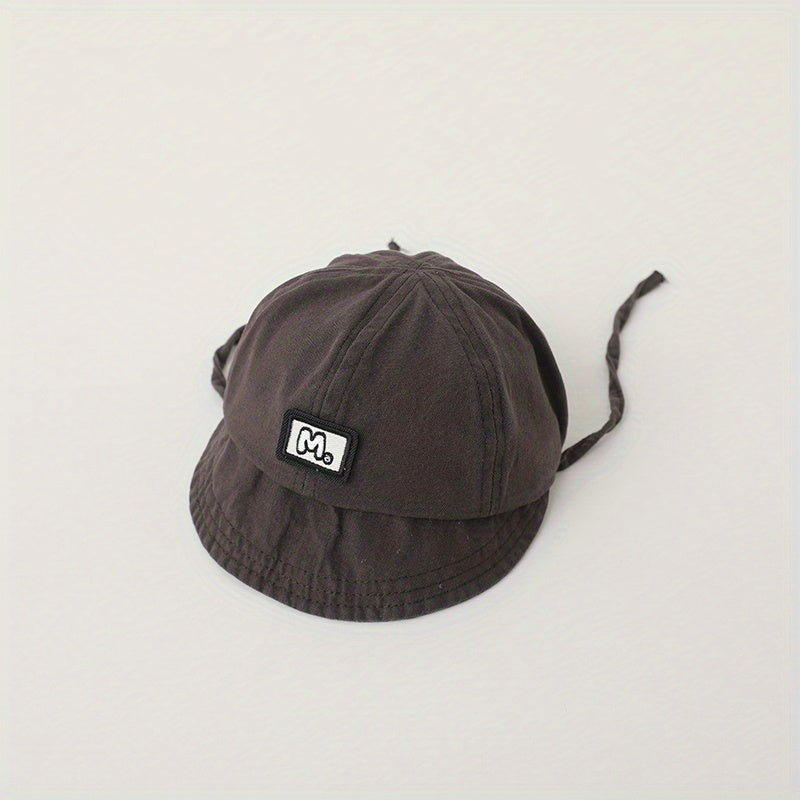 Unisex Sunshade Bucket Hat with M Label for Kids