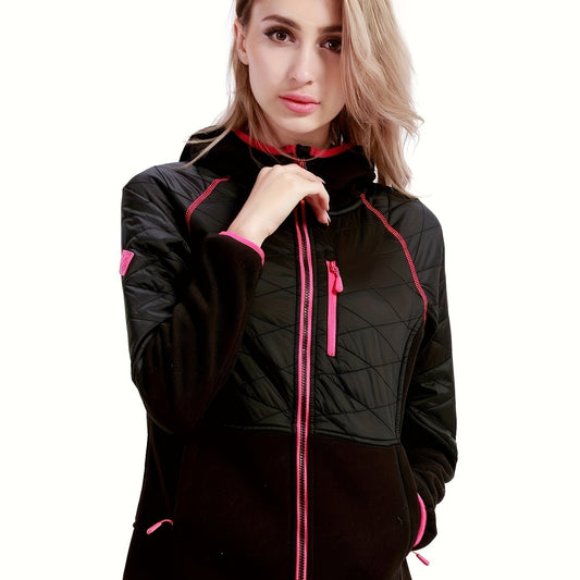 Women's Thermal Hooded Jacket for Mountaineering Hiking Sport