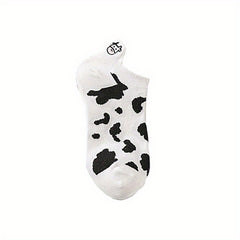 Girls Cow Pattern Socks Breathable Comfy Children s Socks