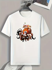 Octopus Pattern Men's Sport T-shirt - Outdoor Fitness Clothing