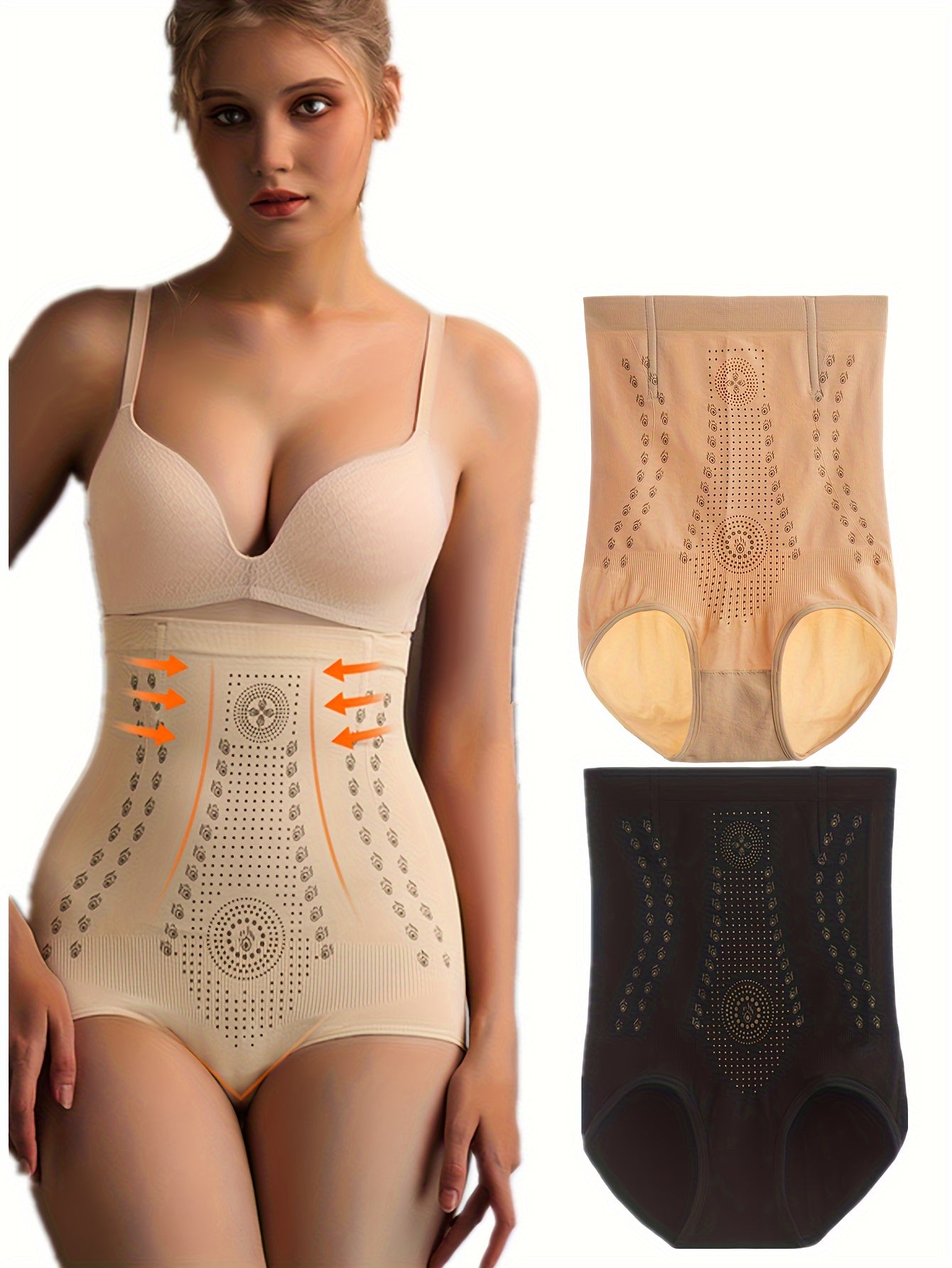 High Waist Shaping Panties Tummy Control Compression Panties Women's Underwear