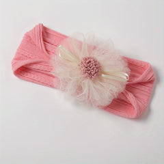 Baby Girls Mesh Flowers Headband Hair Accessories