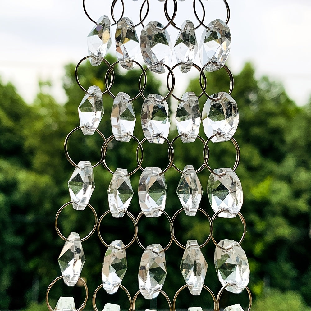 Glass Crystal Beads Chandelier Chain - Elegant Wedding Party Decor Accessory