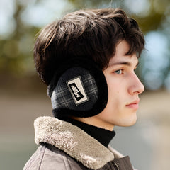 Men's Fleece Ear Warmers Winter Ear Muffs Boho Style Outdoor Ear Protection