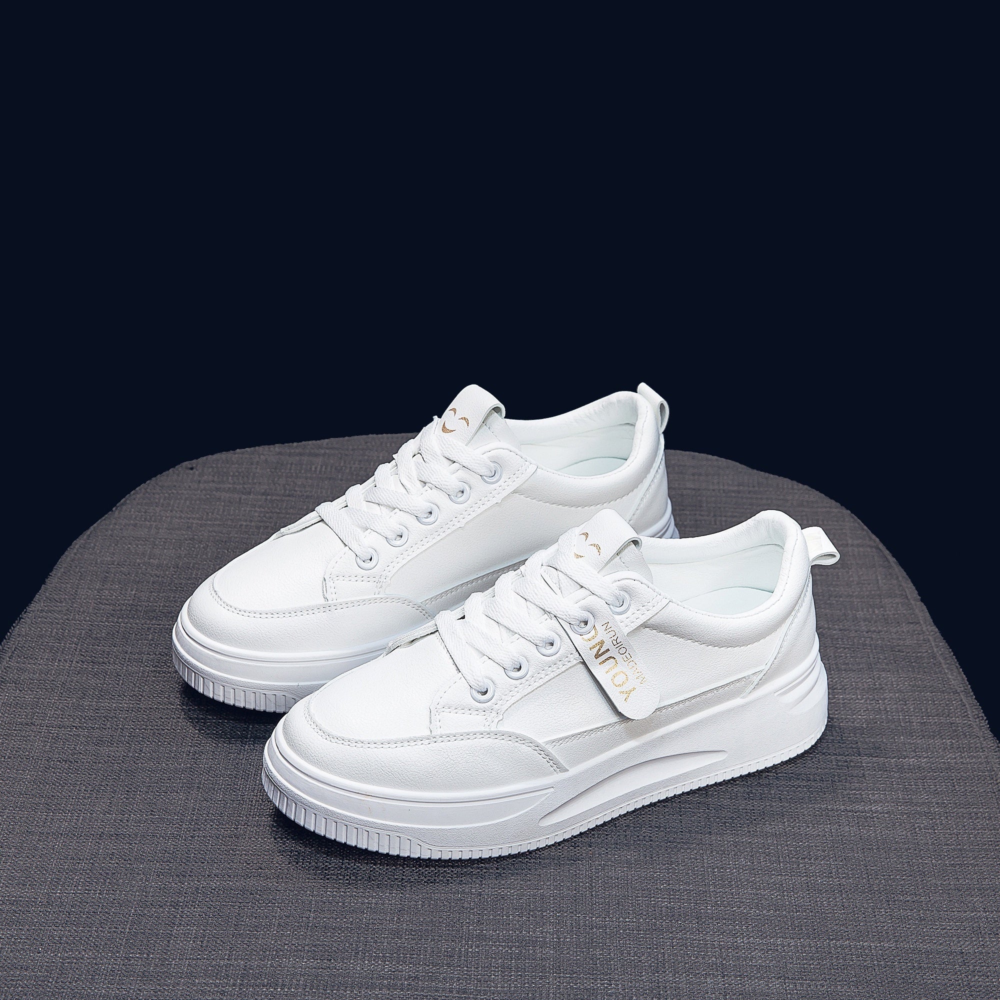 Women's Lace Up Skate Shoes Lightweight Flat Shoes