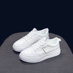 Women's Lace Up Skate Shoes Lightweight Flat Shoes