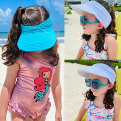 Girls Breathable Sun Protection Hat for Outdoor Traveling Beach Summer Kids