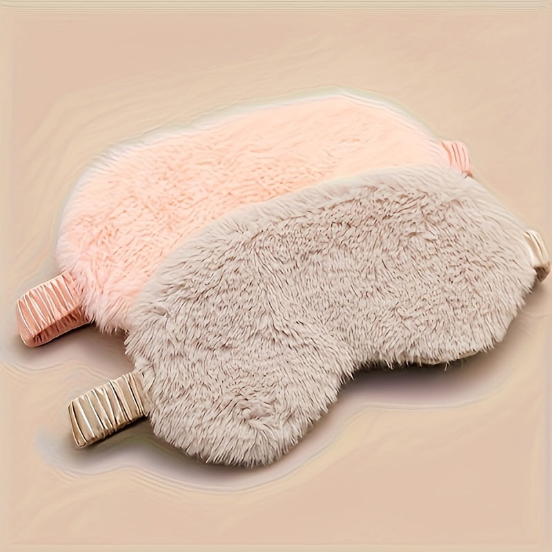 Plush Sleep Eye Mask for Travel Rest Nap Yoga Meditation